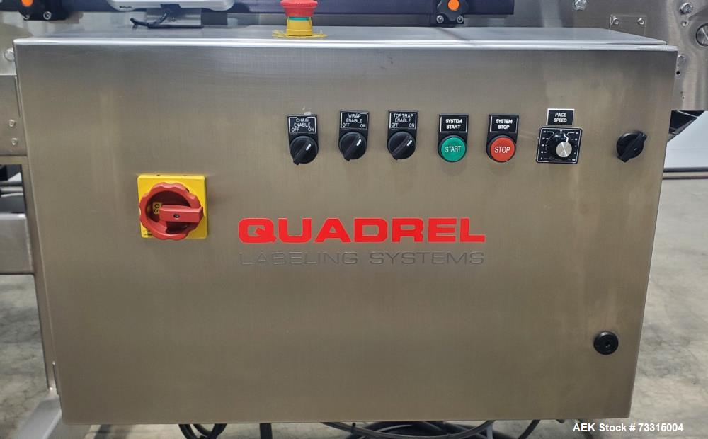 Used Quadrel Econoline Q110 Front and Back Labeler – 150 CPM